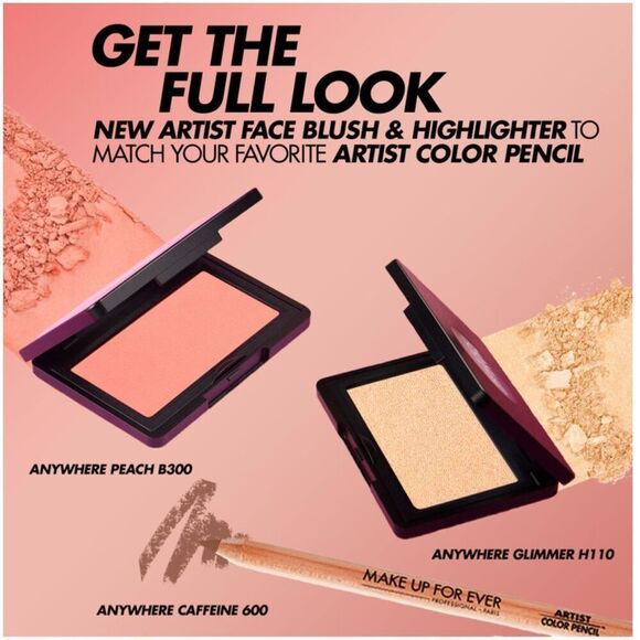 NEW!! Makeup Forever ARTIST HIGHLIGHTER LONGWEAR SKIN-FUSING POWDER HIGHLIGHTER - Picture 4 of 8